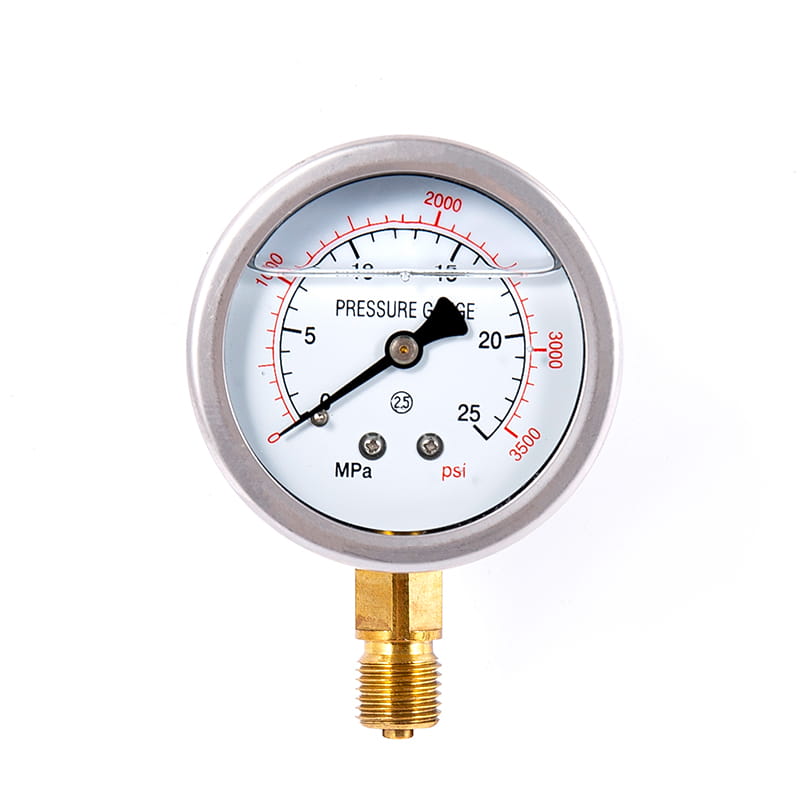 YN 시리즈 100% 구리 연결 지진 저항성 (지진) 압력 게이지 YN 시리즈 100% 구리 연결 지진 저항성 (지진) 압력 게이지