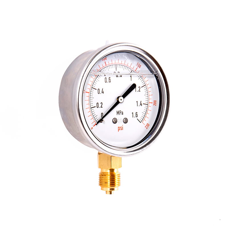 YN 시리즈 100% 구리 연결 지진 저항성 (지진) 압력 게이지 YN 시리즈 100% 구리 연결 지진 저항성 (지진) 압력 게이지