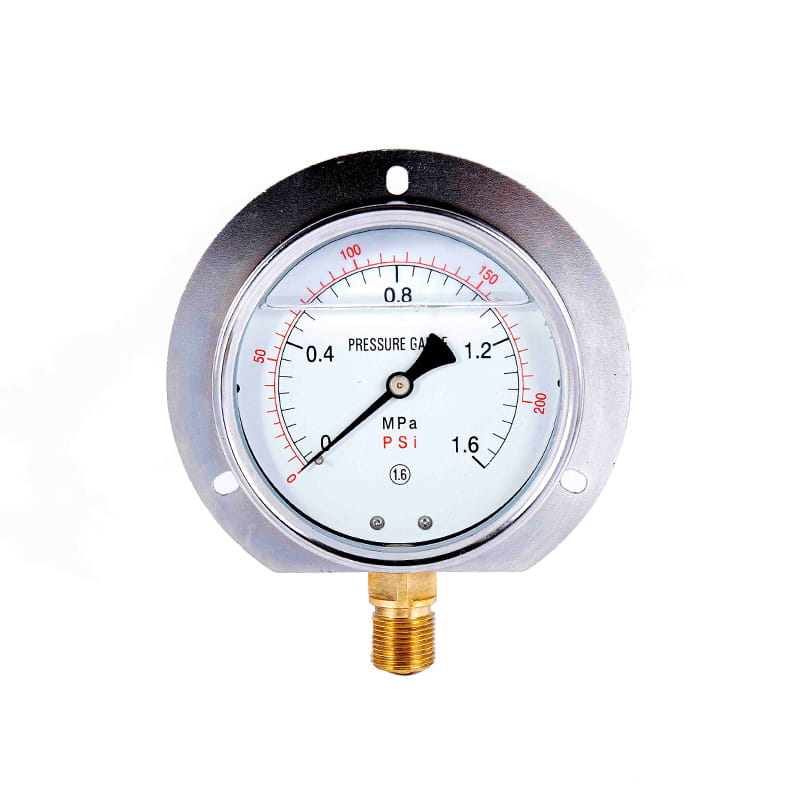 YN 시리즈 100% 구리 연결 지진 저항성 (지진) 압력 게이지 YN 시리즈 100% 구리 연결 지진 저항성 (지진) 압력 게이지