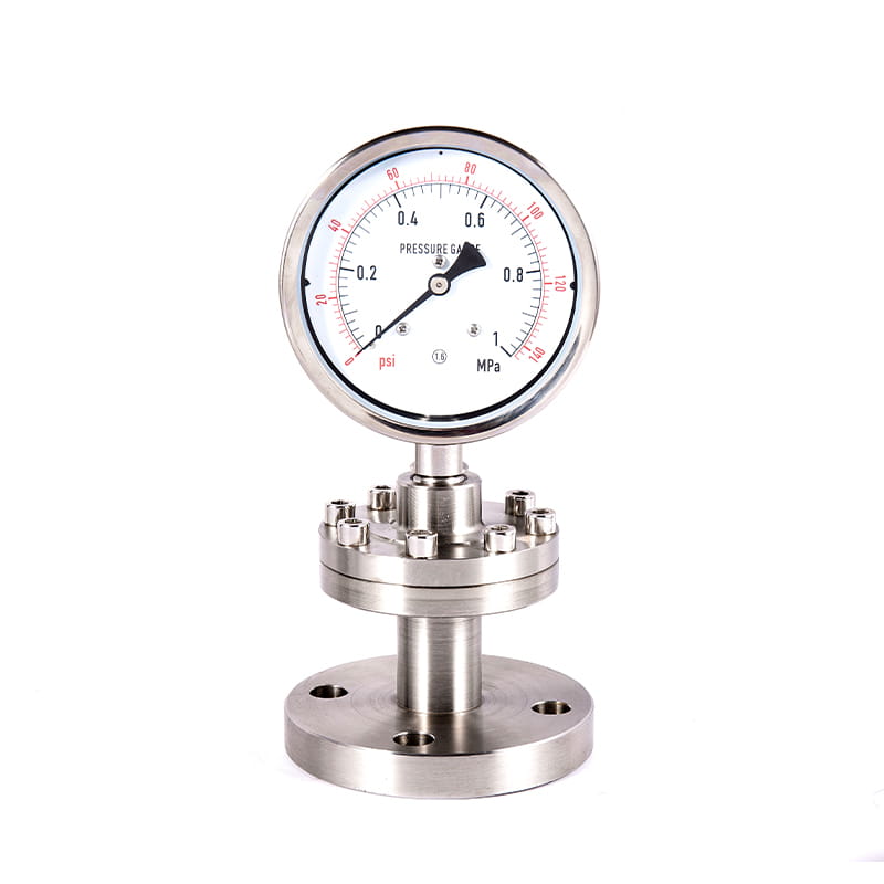 Y-M 시리즈 모든 스테인레스 스틸 위생 멸균 멸균 다이어프램 압력 게이지 Y-M 시리즈 모든 스테인레스 스틸 위생 멸균 멸균 다이어프램 압력 게이지