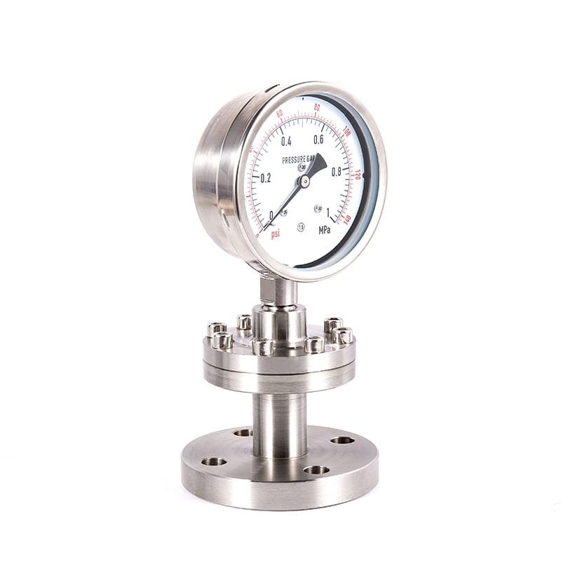Y-M 시리즈 모든 스테인레스 스틸 위생 멸균 멸균 다이어프램 압력 게이지 Y-M 시리즈 모든 스테인레스 스틸 위생 멸균 멸균 다이어프램 압력 게이지