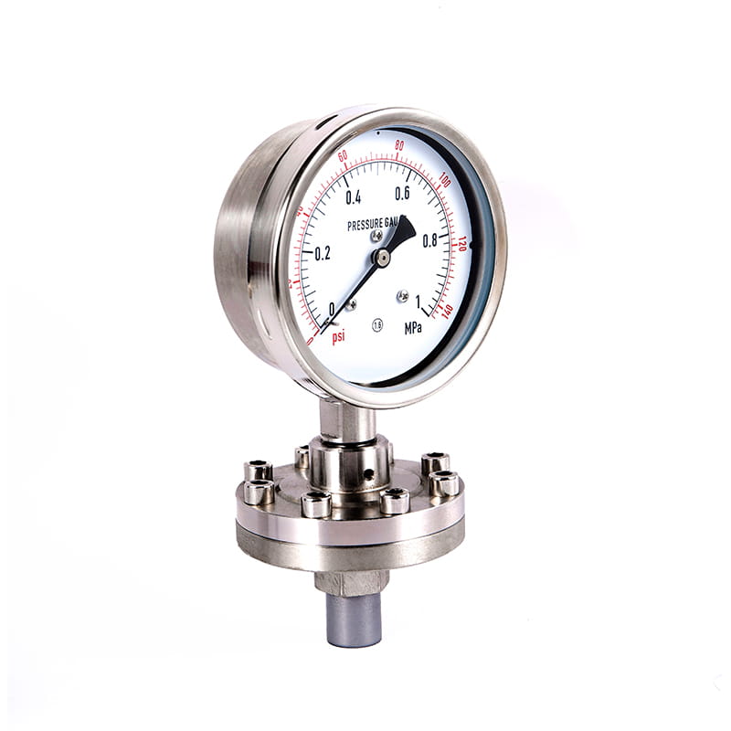 Y-M 시리즈 모든 스테인레스 스틸 위생 멸균 멸균 다이어프램 압력 게이지 Y-M 시리즈 모든 스테인레스 스틸 위생 멸균 멸균 다이어프램 압력 게이지